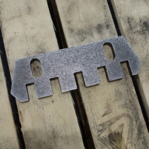 Esko hammastettu takaterä 12x80x250