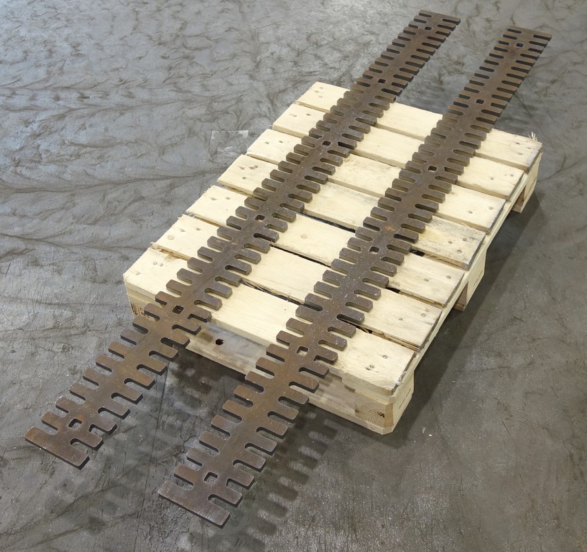 Leppä lumilingon hammasteräpari